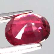 Untreated 1.12ct raspberry red Rhodolite Garnet
