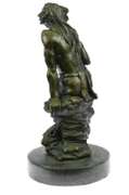 Native American Warrior Bronze Sculpture