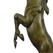Wild Stallion Horse Bronze Sculpture