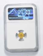 MS64 1868 1/4 Dollar Territorial Gold Round Indian Head - Graded NGC