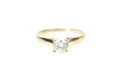 10K Yellow Gold Round Classic Solitaire Travel Engagement Ring