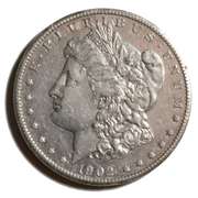 1902 S Unc Morgan Silver Dollar From a Near Complete Set
