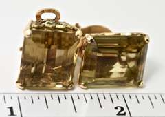 Bold and Dramatic Citrine Earrings