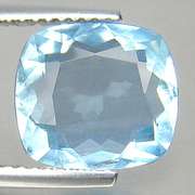Glistening 3.11ct baby blue Aquamarine