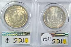 Great near Gem 1889 & 1898 Morgan Dollars. PCGS MS64