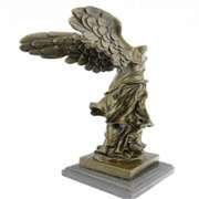 Winged Nike Bronze Statue