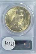 Gem BU 1922 Peace Silver Dollar. PCGS MS65