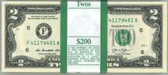 Gem $200 Pack of 2013 Series $2 Federal Reserve Notes