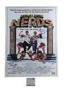 Revenge Of the Nerds Cast Autographed Full Size Poster ACOA WITNESS