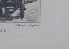 EDOUARD MANET PORT DE BORDEAUX 1910