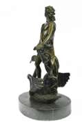 Greek Soldier Bronze Statue