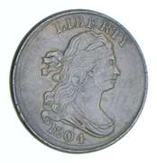 1804 Draped Bust Half Cent