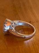 7.0 Carat Blue Topaz Cocktail Ring