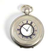 Beautiful Demi-Case Sterling Pocketwatch