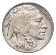 1934 Indian Head Buffalo Nickel