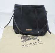 Burberry Canvas & Leather Canterbury Tote Bag