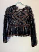 Free People Sheer Long Sleeve Top