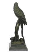 Hot Cast Brazilian Parrot Bronze Sculpture
