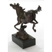 Wild Horse Bronze Sculpture