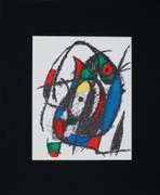 JOAN MIRO LITHOGRAPHIE ORIGINALE 1975