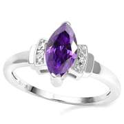 Amethyst Sterling Silver Ring