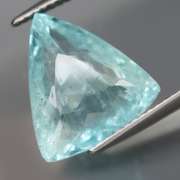 Fancy cut 7.80ct vivid sky blue Aquamarine