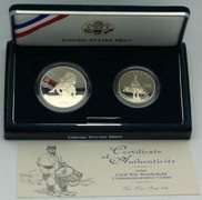 1995 Civil War Battlefields Two coin Proof Set