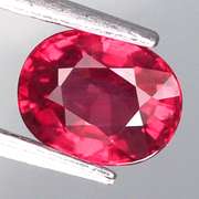 Untreated 1.12ct raspberry red Rhodolite Garnet