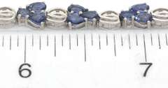 Terrific Adjustable Tanzanite Bracelet in Sterling Silver