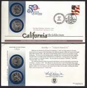 California state Quarter in coin cover