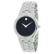 Movado  Black Dial Stainless Steel