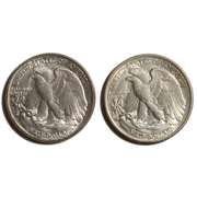 1943 &1944 Raw BU Walkers