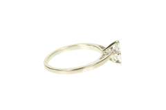14K Yellow Gold 0.37 Ct Marquise Diamond Solitaire Engagement Ring