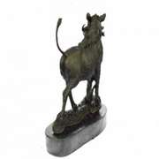 Wild Boar Animal Mascot Bronze Sculpture