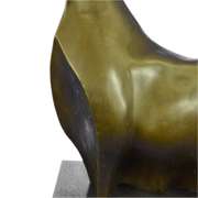 Abstract Modern Art Bull Bronze Sculpture