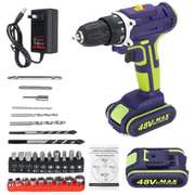 Hammer Drill 48VF Cordless Drill LED lighting