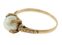 Vintage Pearl 18kt Ring