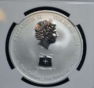 2013 Tokelau S$5 Year Of The Snake NGC MS 70 ER