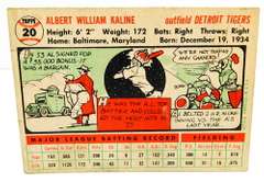 1956 Al Kaline Topps Baseball Card