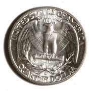 1964 Double D Reverse Type A BU Washington Quarter