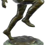 Trophy Football Player Bronze Sculpture