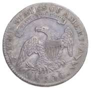 1830 Capped Bust Half Dollar - REV RIM
