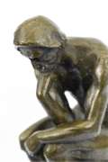 Thinker Symbol of Philosophy Bronze Sculpture