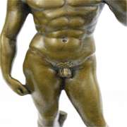Renaissance of Nude David Bronze Sculpture