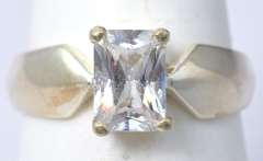 Sterling Silver & CZ Ring