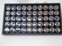 Tray of Colored Stones