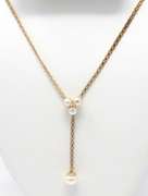 Gorgeous Pearl Lariat Necklace