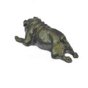 Sweet Little Bulldog Bronze Sculpture