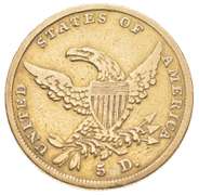 1837 $5.00 Classic Head Gold Half Eagle