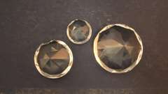 Clear Crystal Trio Diamonts - Set of 3